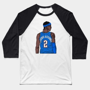 Shai Gilgeous-Alexander Back-To Baseball T-Shirt